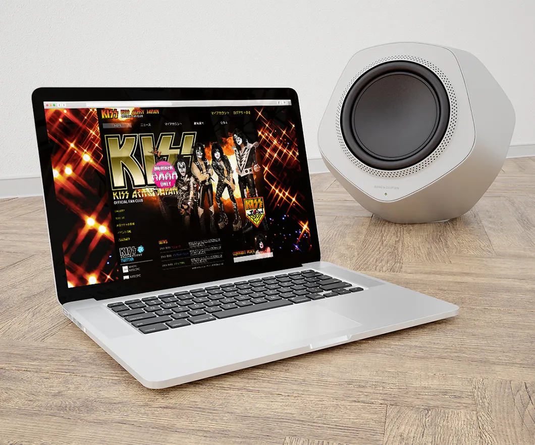 KISS FANCLUB webサイト - 制作実績